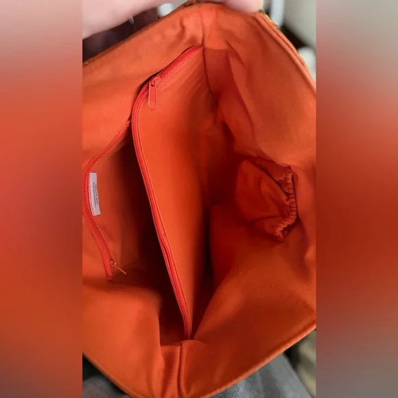 Magid Black & Natural Straw Tote with Floral Cutouts - Picture 3 of 5